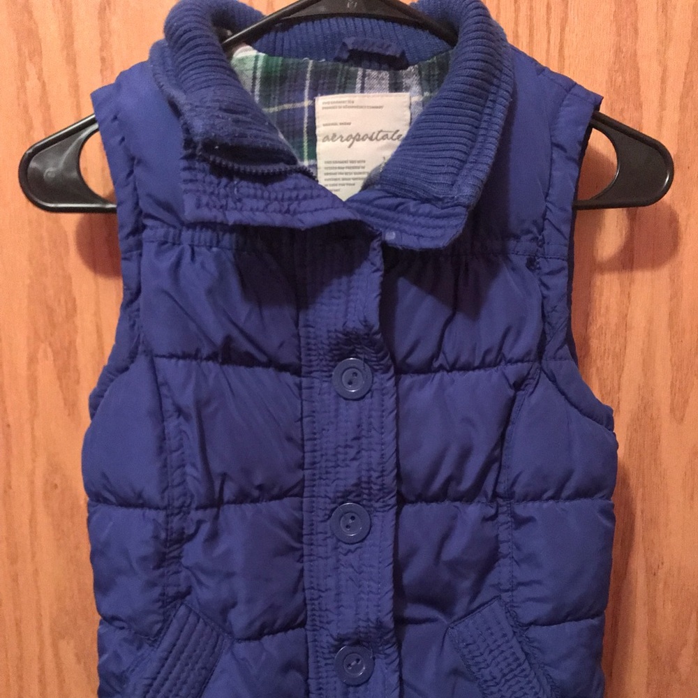 Blue American Eagle Vest